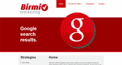 Desktop Screenshot of birmiomarketing.com